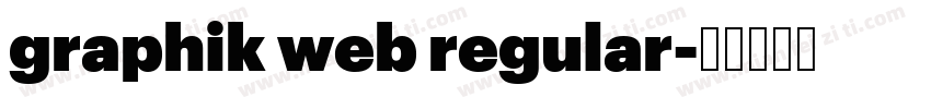 graphik web regular字体转换